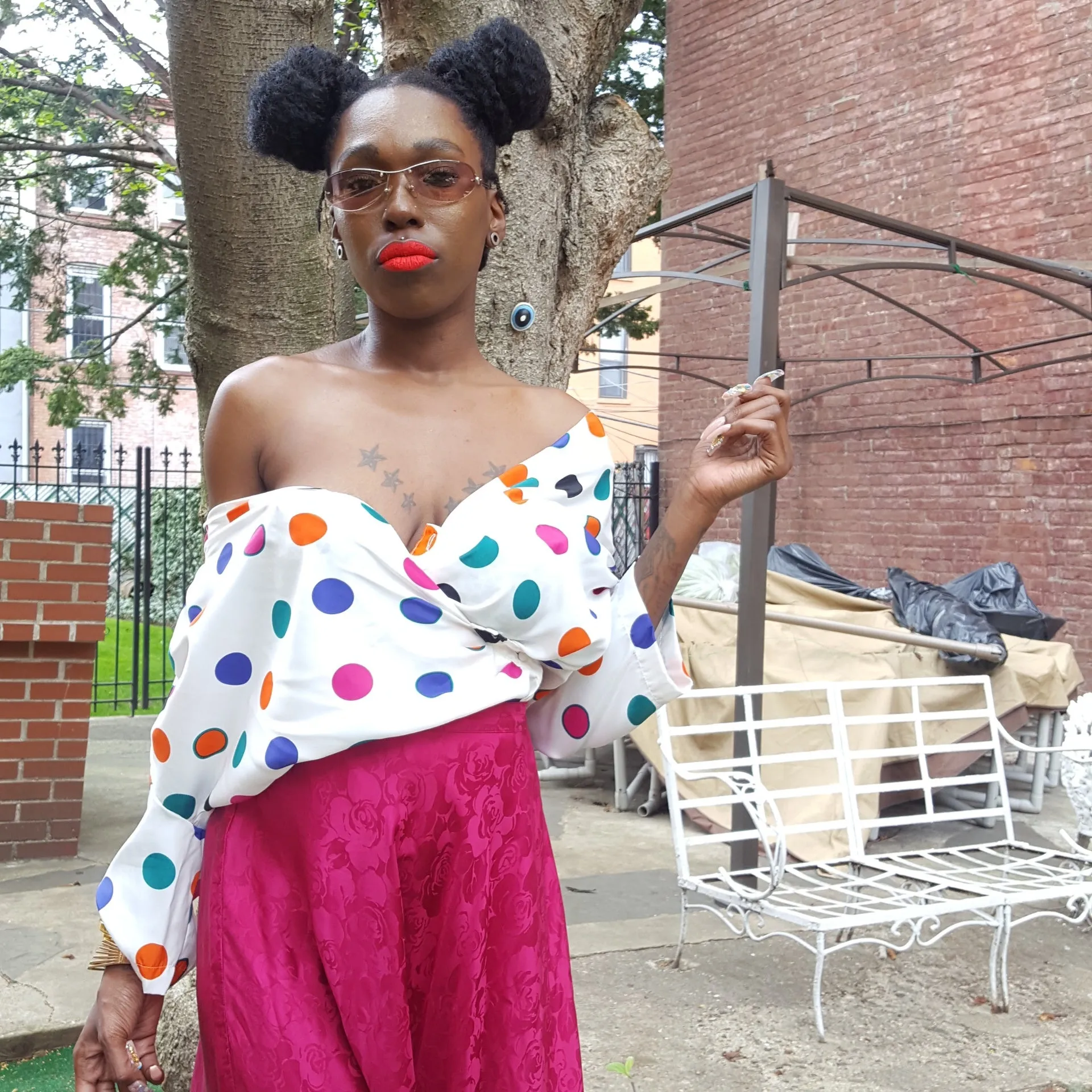 Nicola Polka Dot Blouse sz. M