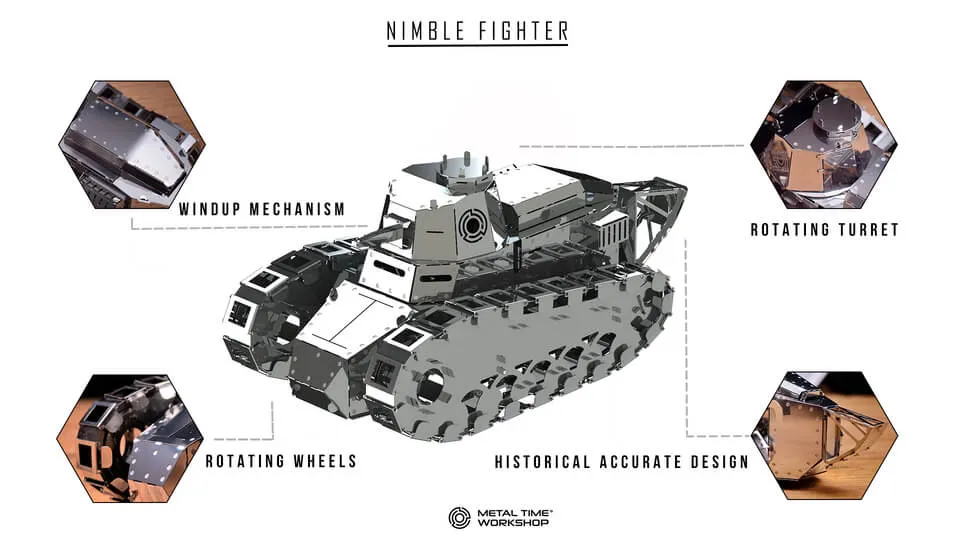 NIMBLE FIGHTER RENAULT FT-17 "Mosquito" TANK