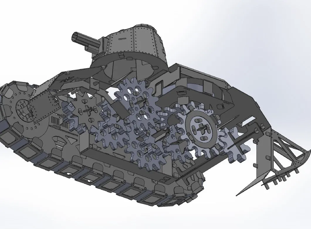 NIMBLE FIGHTER RENAULT FT-17 "Mosquito" TANK