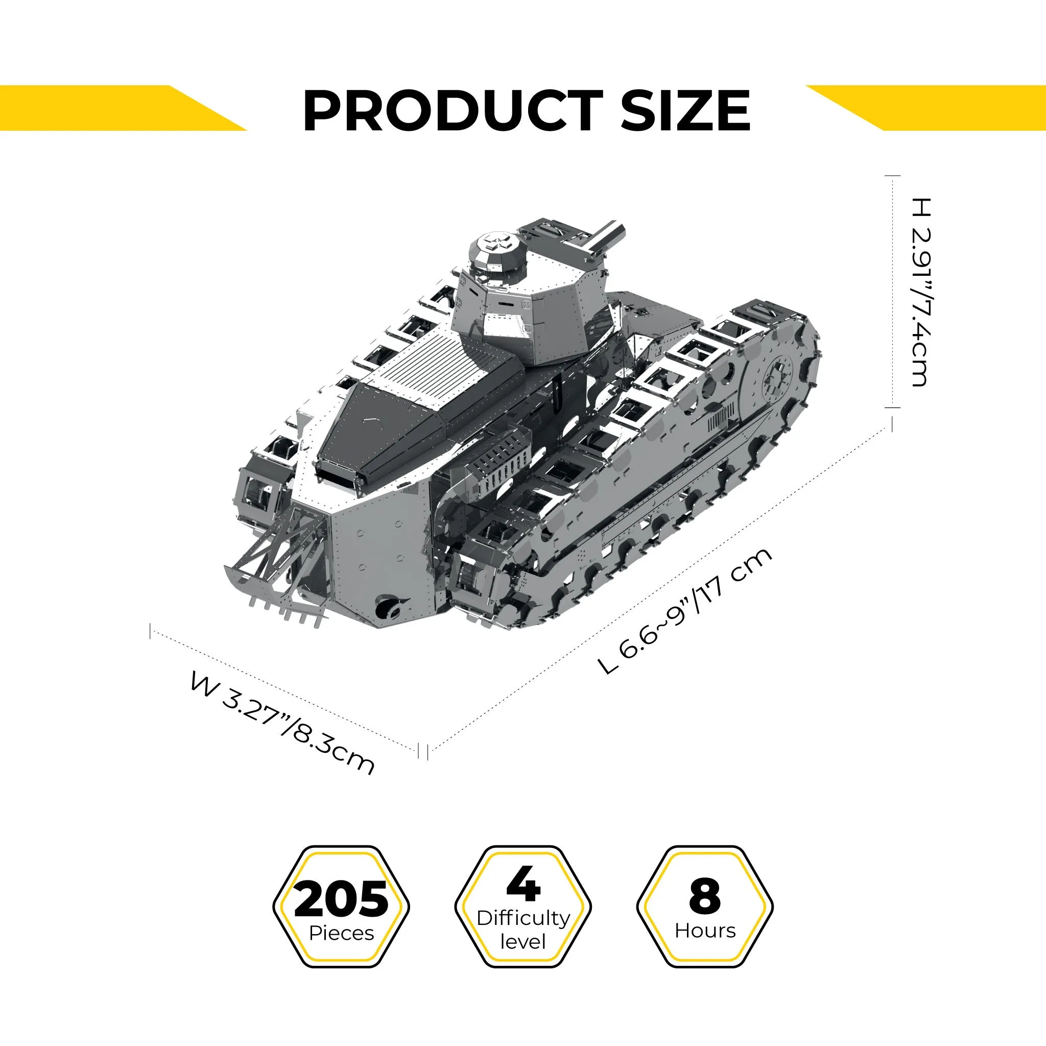 NIMBLE FIGHTER RENAULT FT-17 "Mosquito" TANK