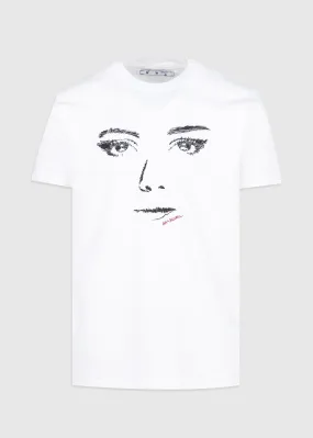 OFF-WHITE: WOMAN GAZE TEE [WHITE]