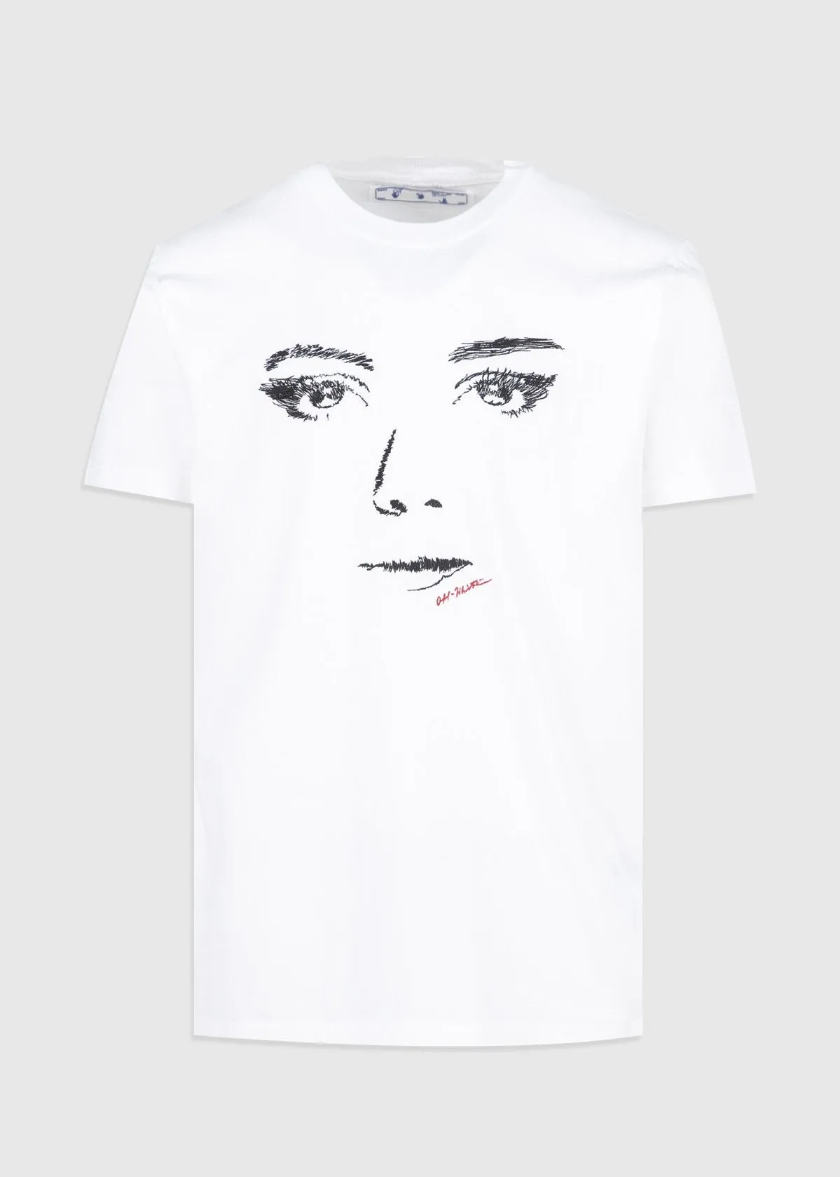 OFF-WHITE: WOMAN GAZE TEE [WHITE]