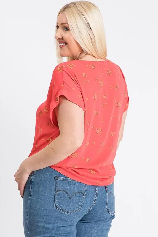Off You Go Button-Down Tee
