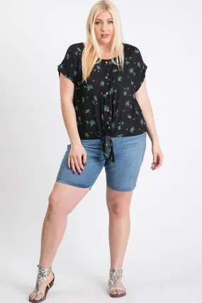 Off You Go Button-Down Tee