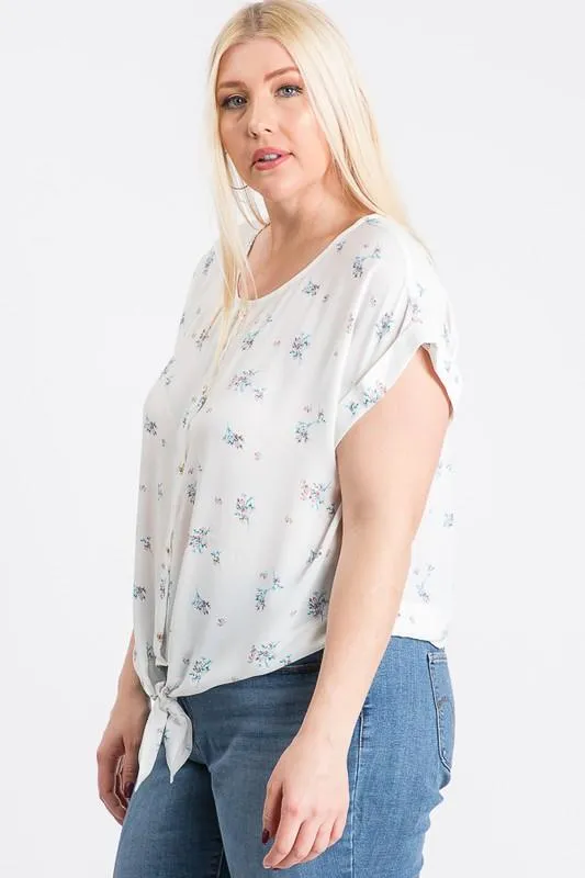Off You Go Button-Down Tee