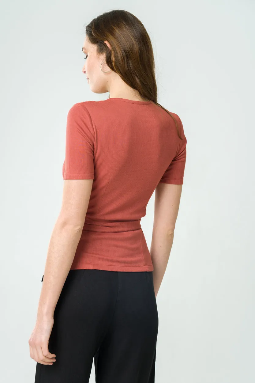 Olivier Wrap-Top Brick