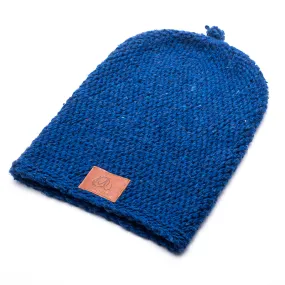 Original Mocros Lange Muts - Plain Blauw