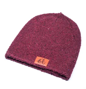 Original Mocros Lange Muts - Plain Bordeaux