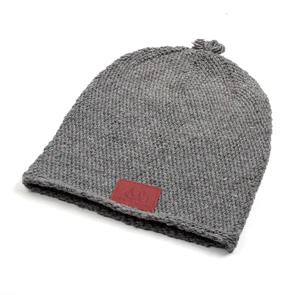 Original Mocros Lange Muts - Plain Donker Grijs