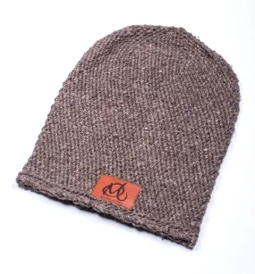 Original Mocros Lange Muts - Plain Grijsbruin