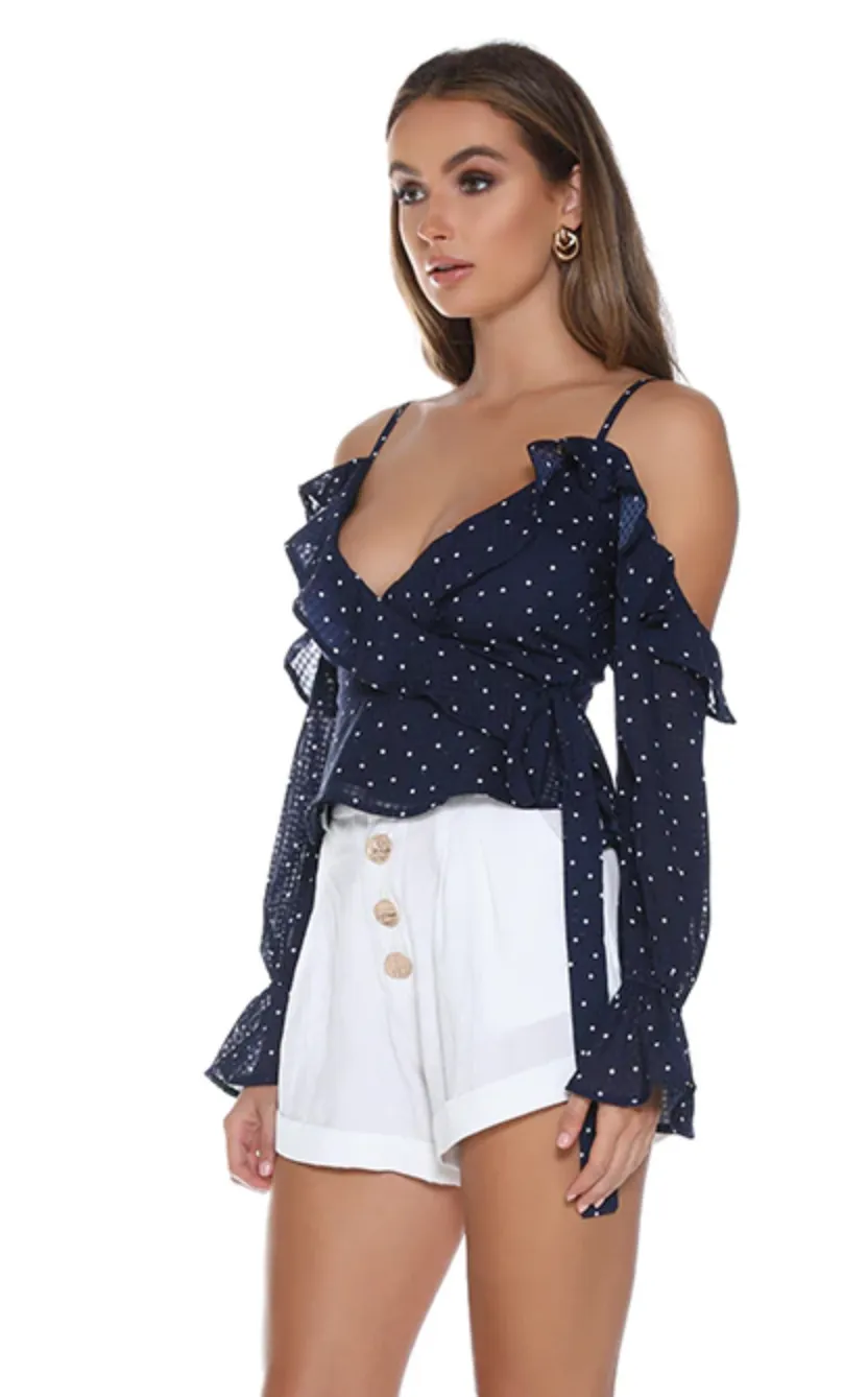 OUI OUI WRAP TOP