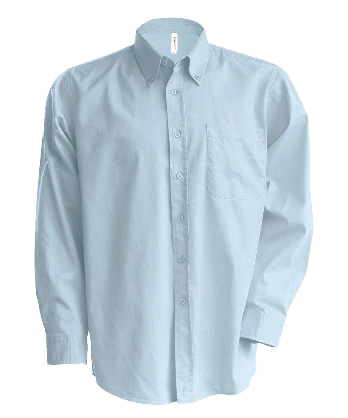 Oxford Blue - Men's long-sleeved Oxford shirt
