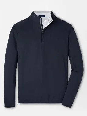 Peter Millar Stealth Performance Quarter-Zip in Black