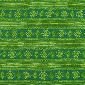 Printed Crinkled Yoryu - DELILAH - 008 - Green