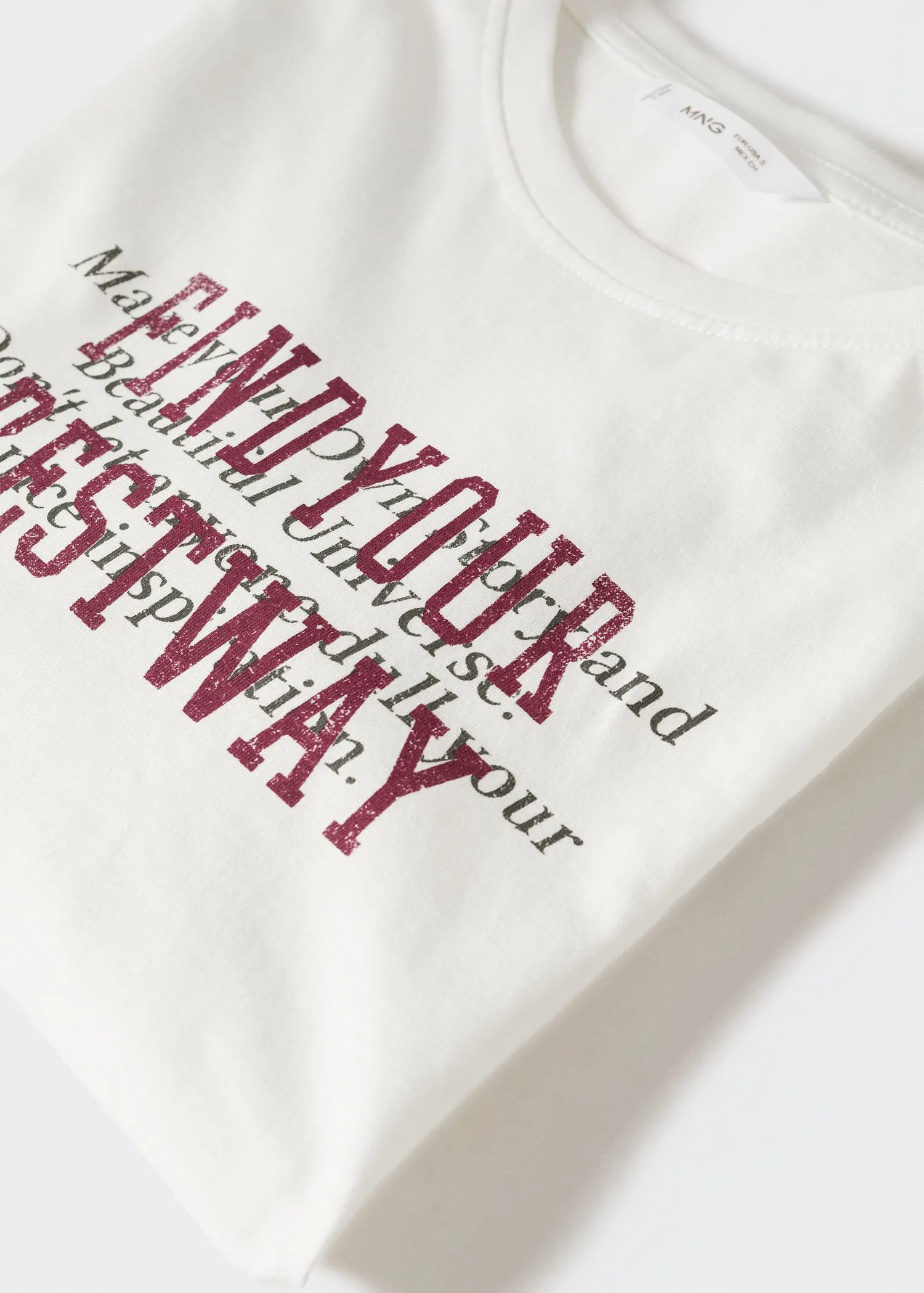 Printed long sleeve t-shirt
