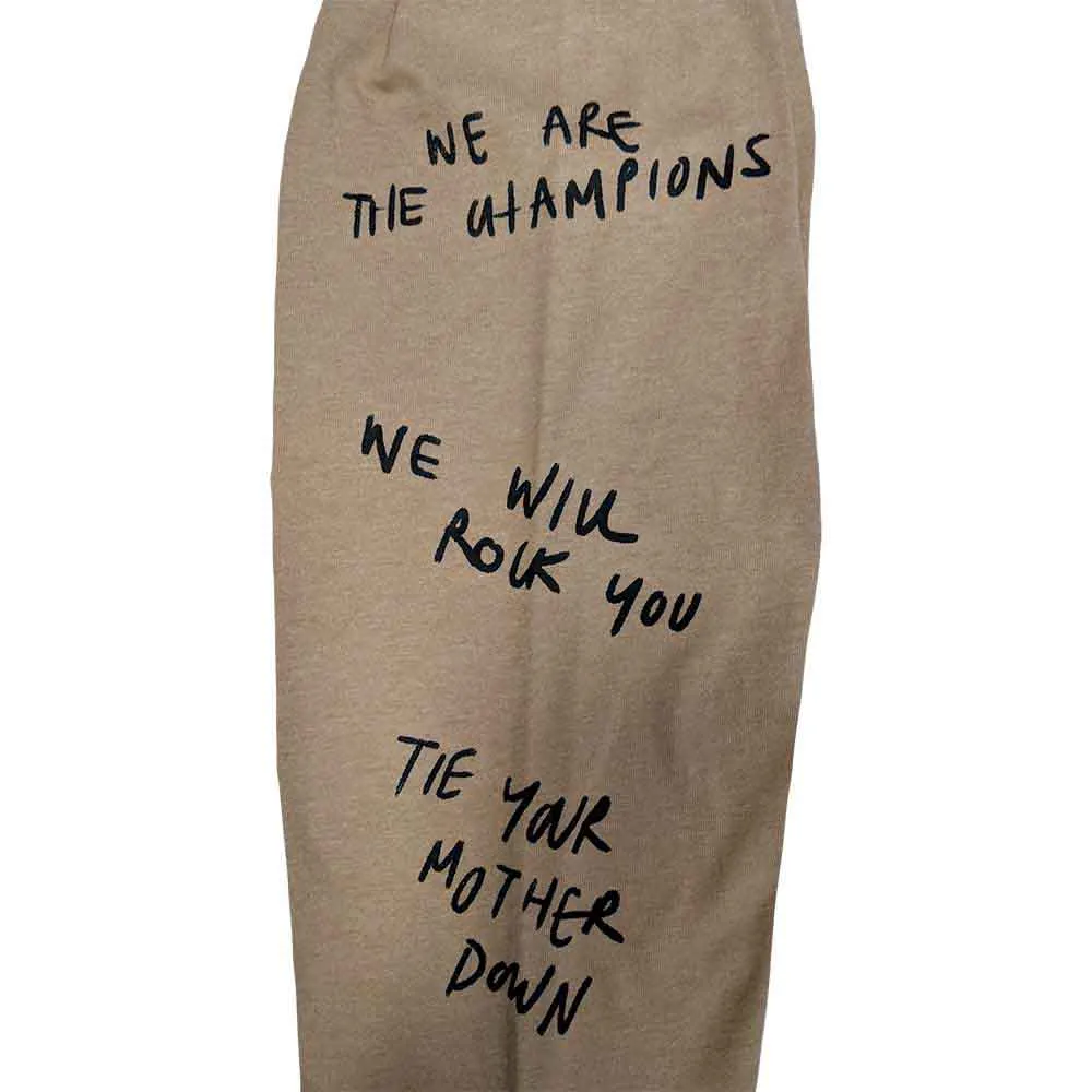 Queen "Handwritten" Sand Long Sleeve T shirt