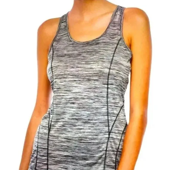Reebok Gray Marbled Athletic Tank