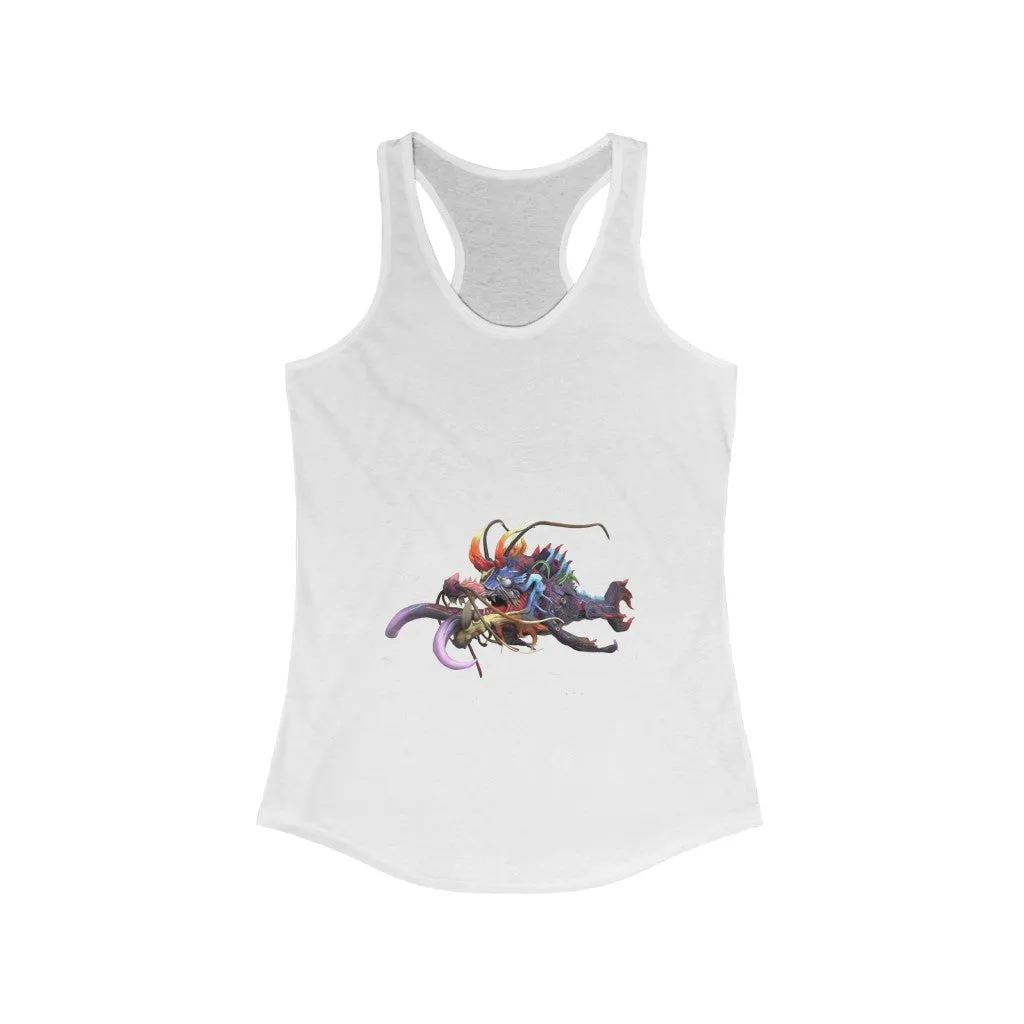 Ryuuk the Fish Dragon God Women's Ideal Racerback Tank