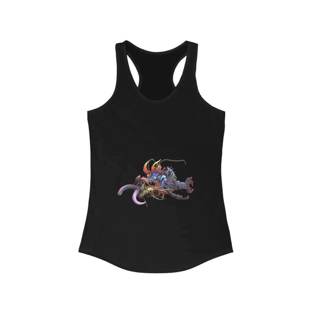 Ryuuk the Fish Dragon God Women's Ideal Racerback Tank