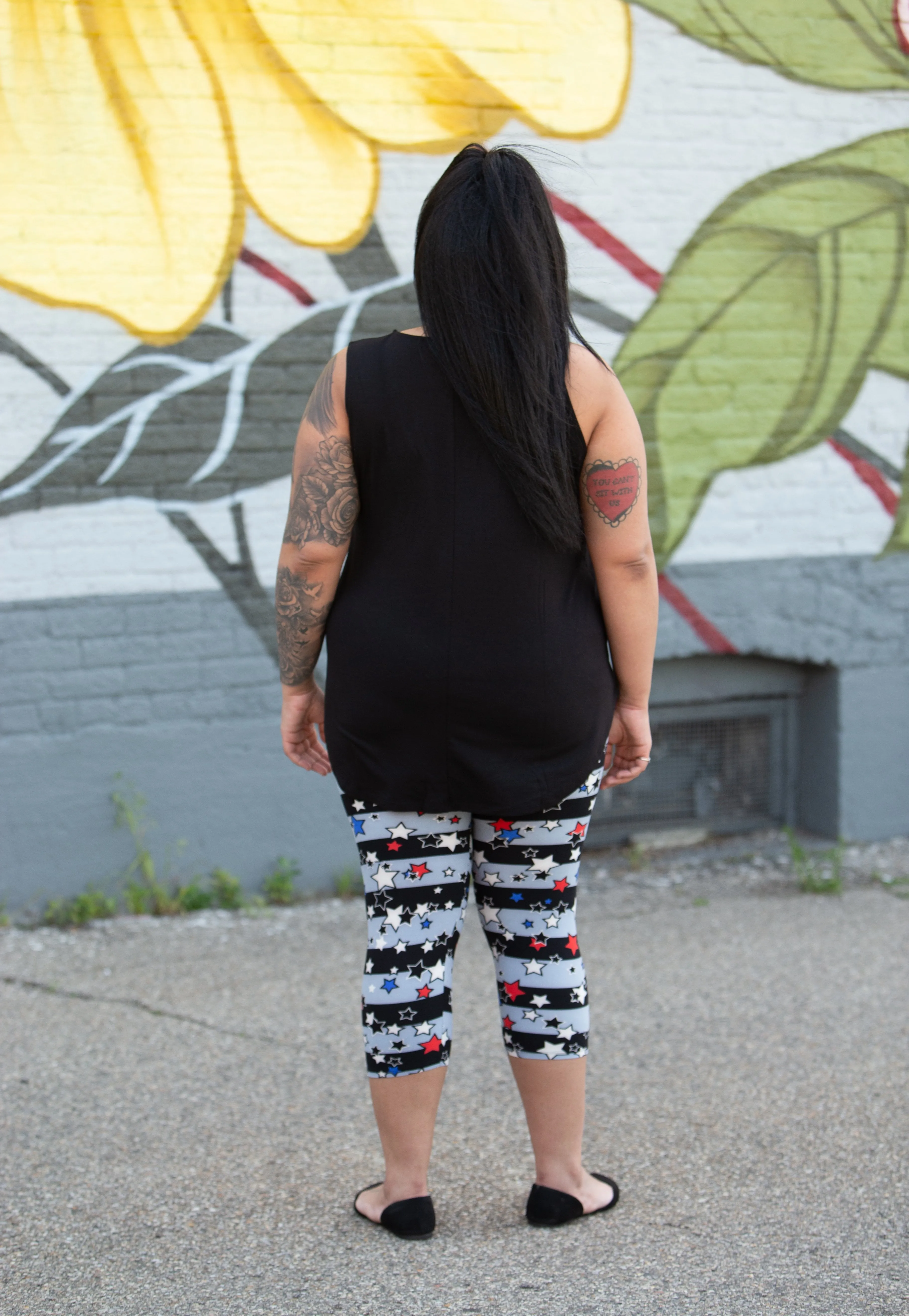 Serena Black Sleeveless Top