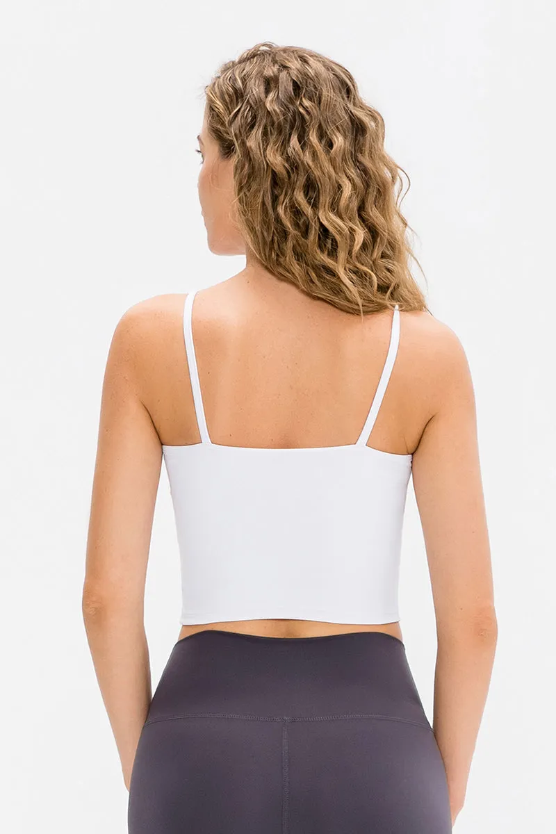 Spaghetti Strap Cropped Camisole