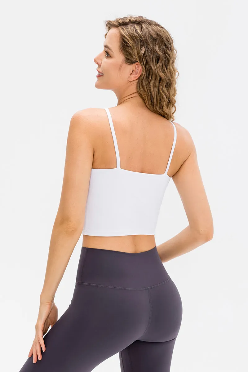 Spaghetti Strap Cropped Camisole