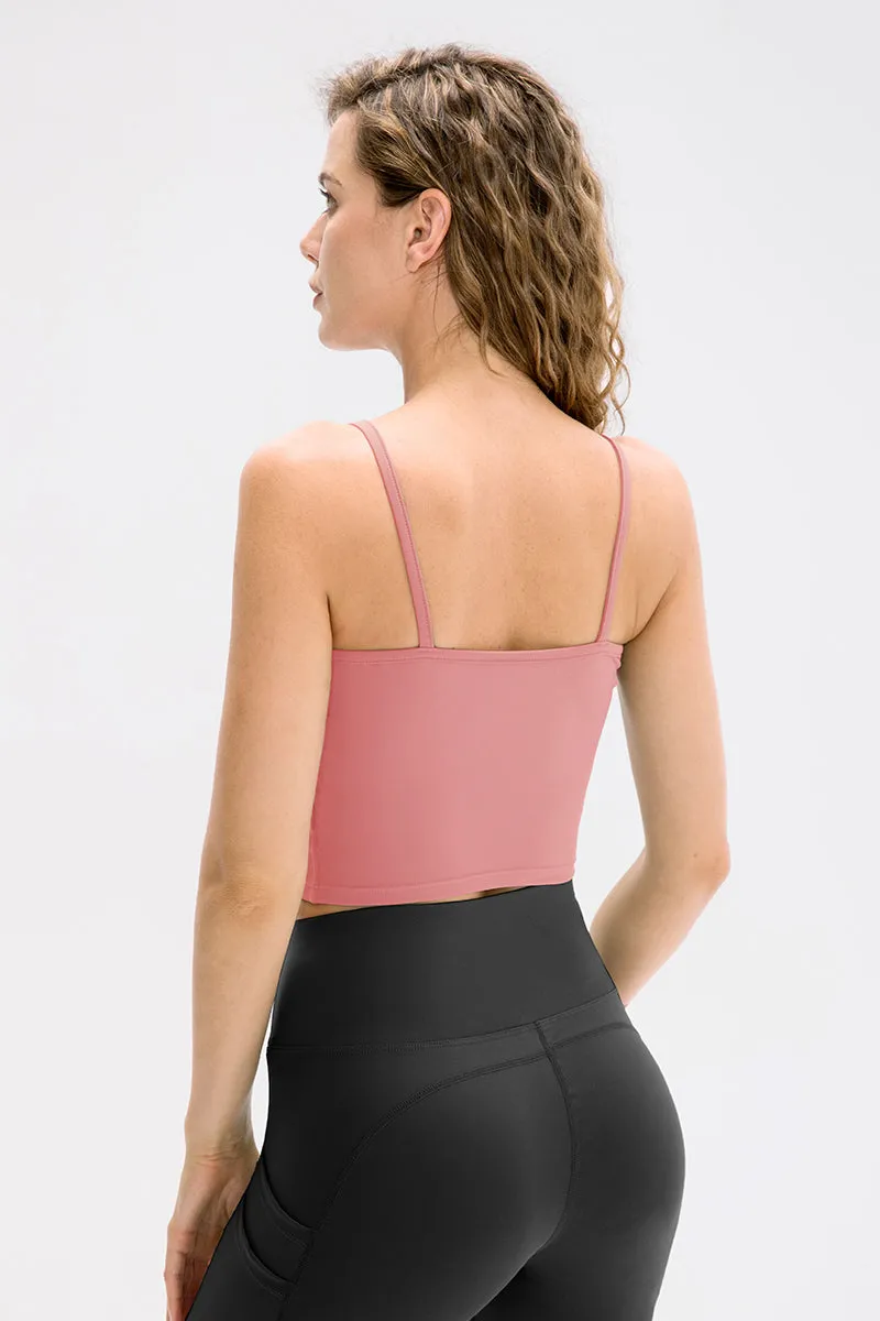 Spaghetti Strap Cropped Camisole