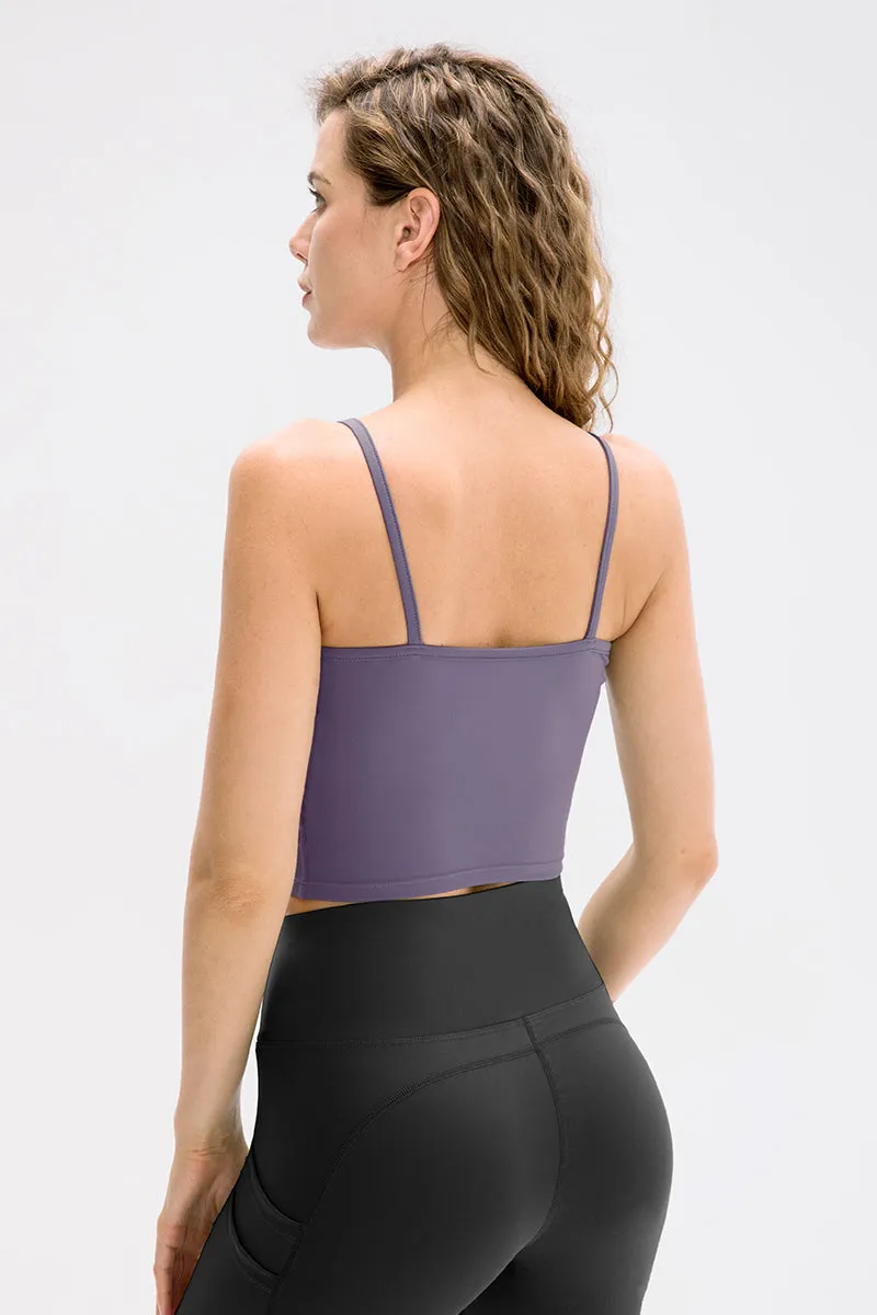 Spaghetti Strap Cropped Camisole