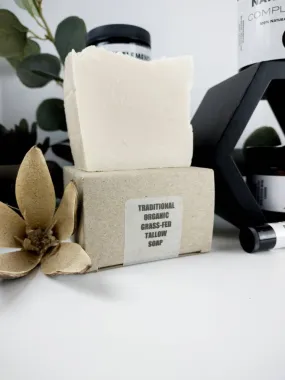 Tallow Soap 100% Natural Ingredients 4.5 oz. Plain Organic Gras-fed Tallow Soap. Tallow Baby Soap Tallow Soap Michigan Made Tallow Soap Gift