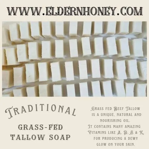 Tallow Soap 100% Natural Ingredients 4.5 oz. Plain Organic Gras-fed Tallow Soap. Tallow Baby Soap Tallow Soap Michigan Made Tallow Soap Gift