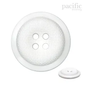 Textured 4 Hole Nylon Decorative Button