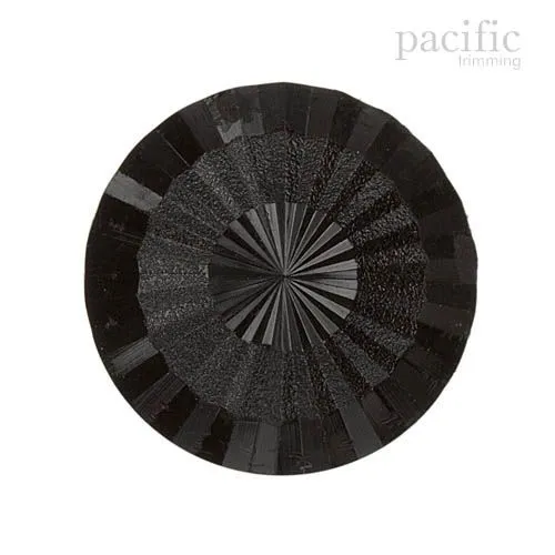 Textured Round Dome Shape Nylon Shank Decorative Button