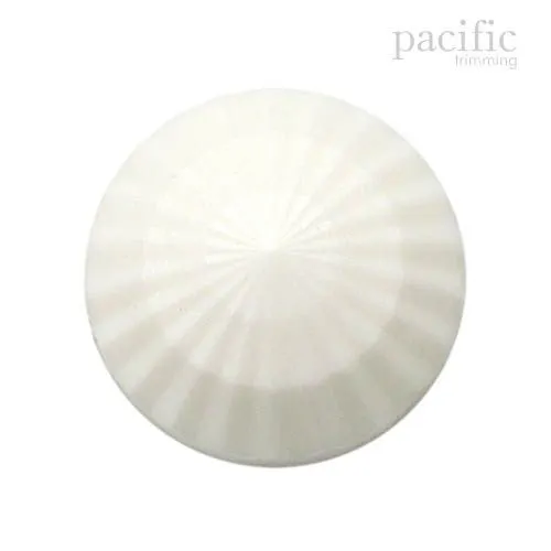 Textured Round Dome Shape Nylon Shank Decorative Button