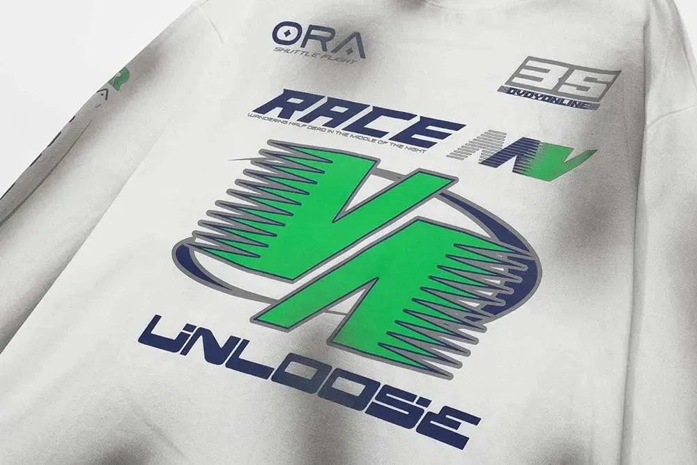 UNLOOSE Dirt Track Racing Graphic Long Sleeve