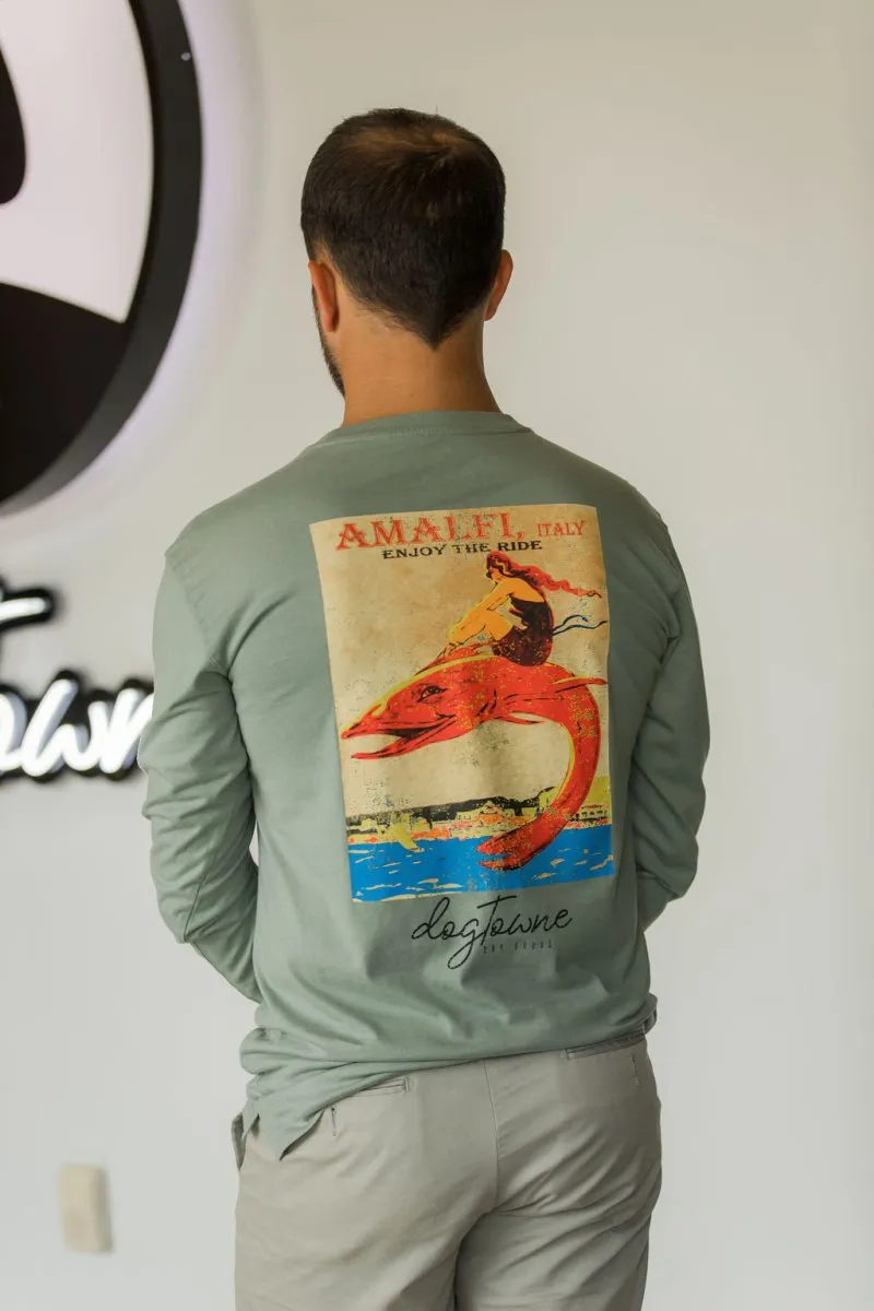 Vintage LS Cotton Tee - Amalfi Italy