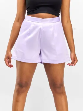 Vivo Nimali Satin Shorts - Lilac