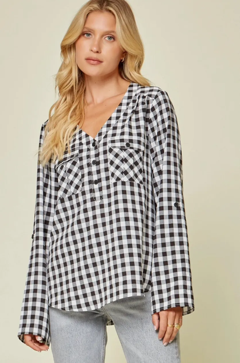 Who We Are Gingham Top