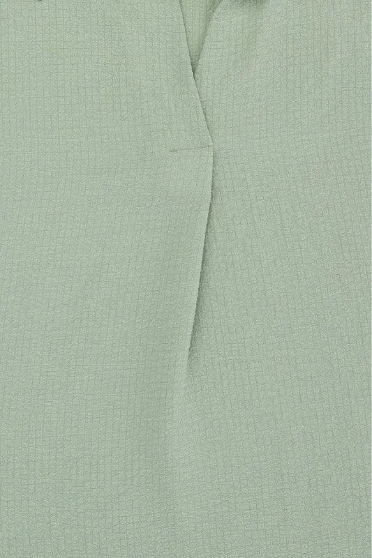 Womens Button Front Shirt Collared Blouse