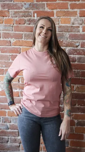 Women's Pastel SS Cotton Tee - Palms