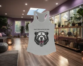 Women's "Mama Bear" Racerback Tank. Great For Yoga & The Gym. Gift For New Moms Gift For Mom Gift For Grandma. Birthday/Christmas Gift