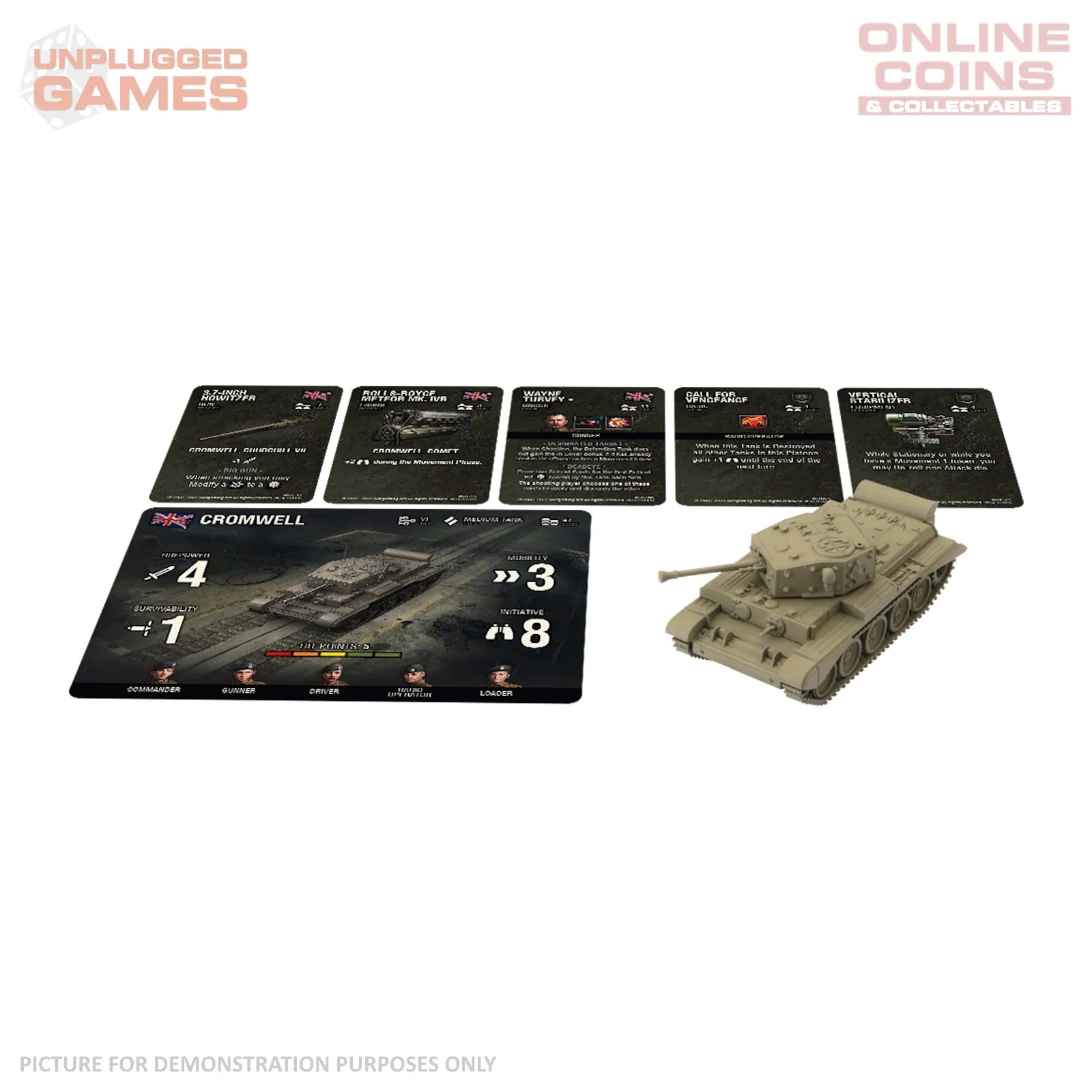 World of Tanks Miniatures Game Wave 2 Tank British (Cromwell)