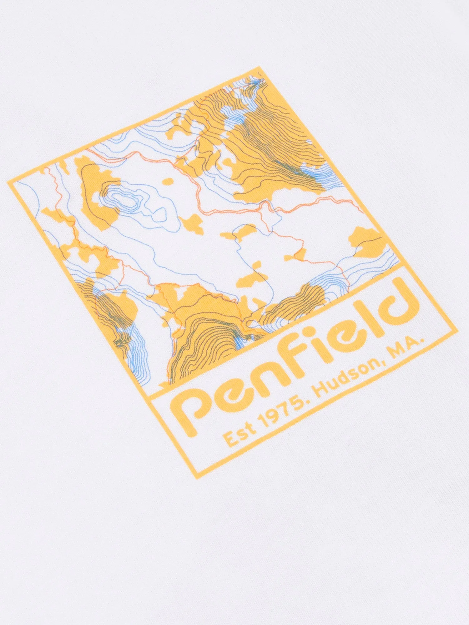 Yosemite Trail Satellite Long Sleeve T-Shirt in Bright White
