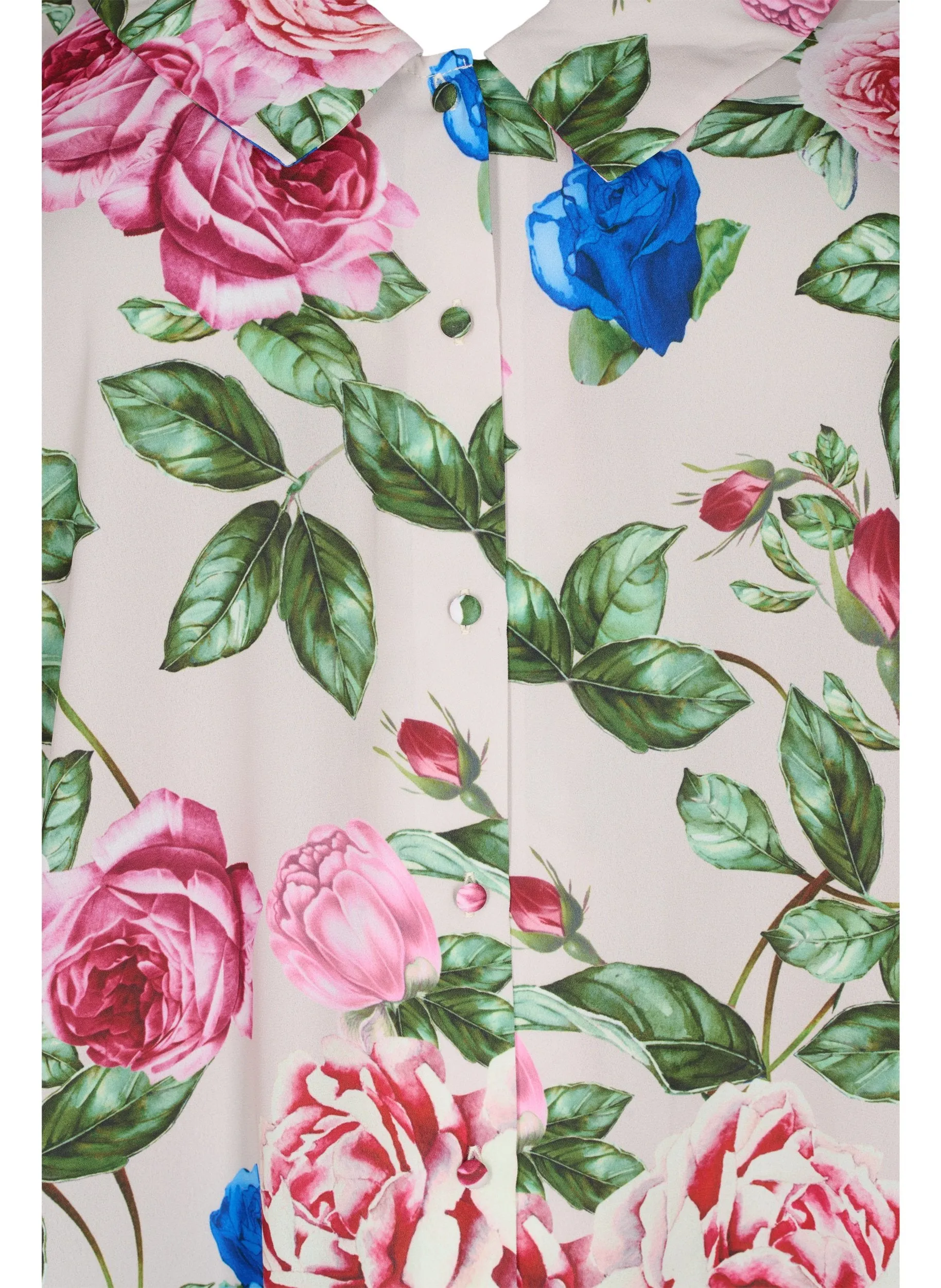 Zizzi Ruby Floral 3/4 Sleeved Blouse
