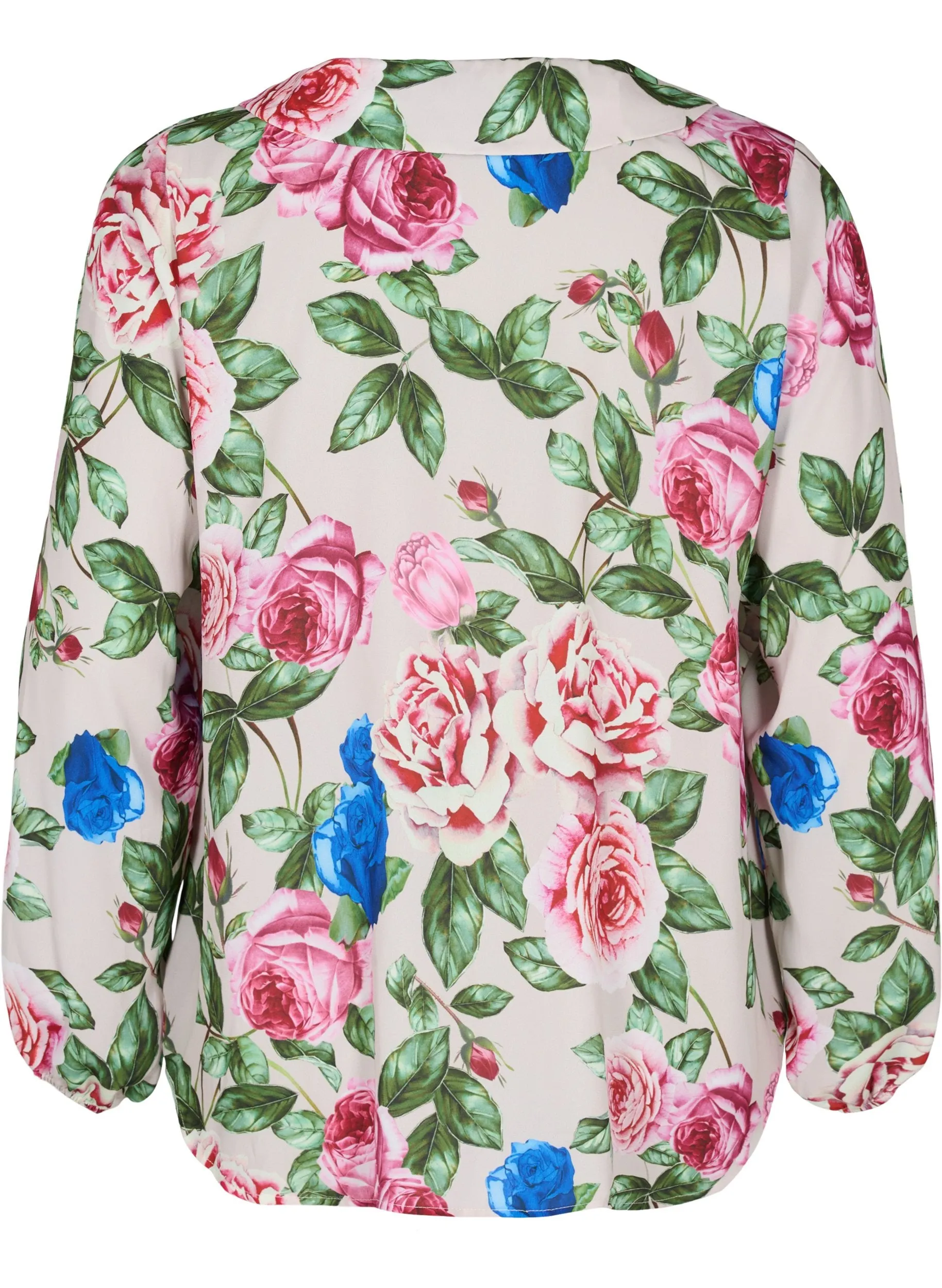 Zizzi Ruby Floral 3/4 Sleeved Blouse